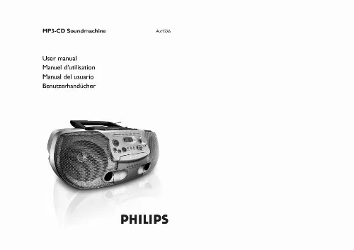 Mode d'emploi PHILIPS AZ1226-00C