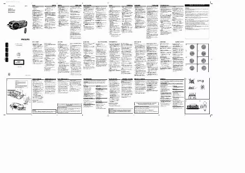 Mode d'emploi PHILIPS AZ2535/00C