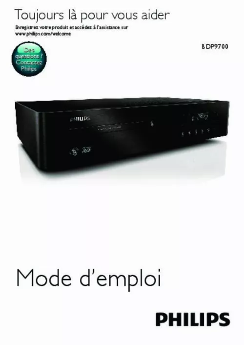 Mode d'emploi PHILIPS BDP9700 FIDELIO