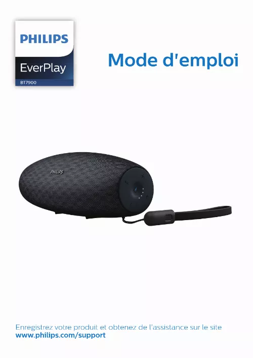 Mode d'emploi PHILIPS BT7900