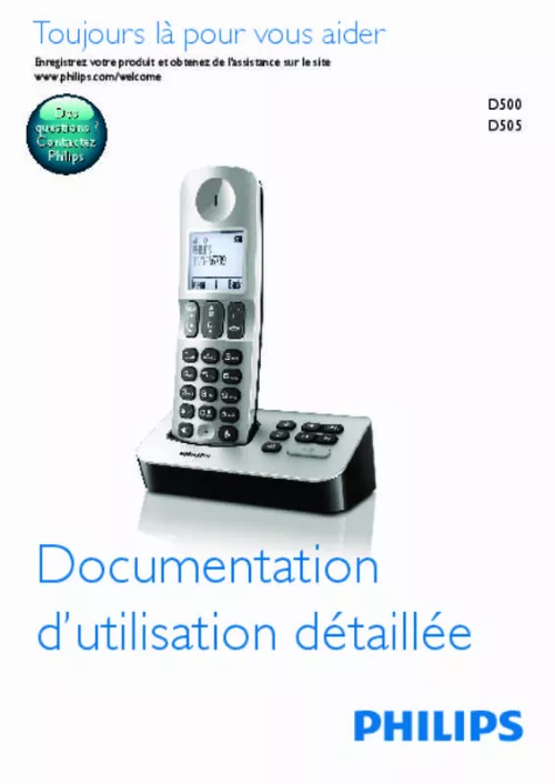 Mode d'emploi PHILIPS D5051