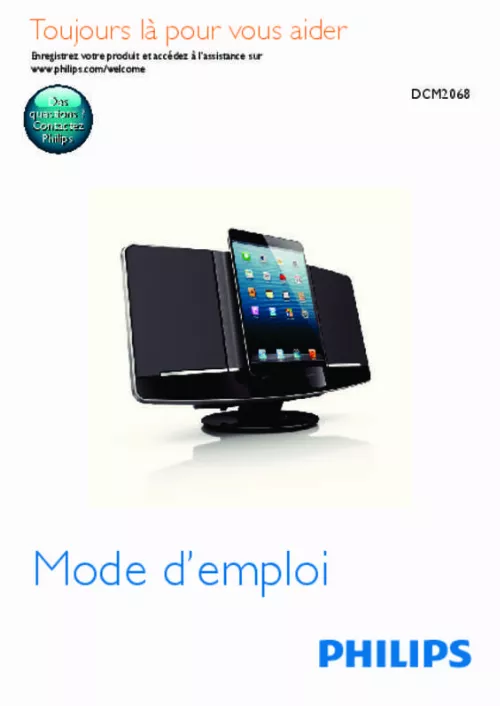 Mode d'emploi PHILIPS DCM2068/12