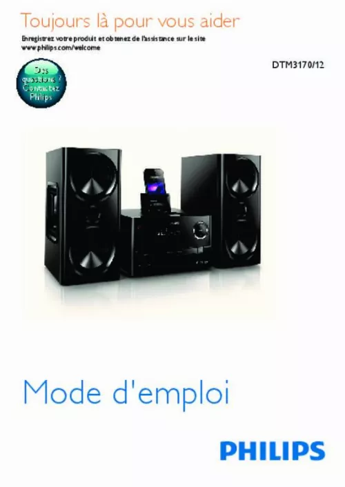 Mode d'emploi PHILIPS DTM3170/12