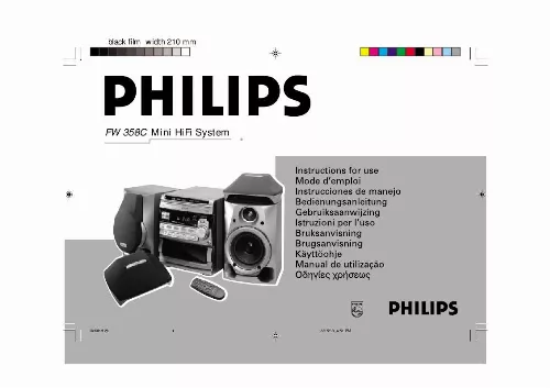 Mode d'emploi PHILIPS FW358C