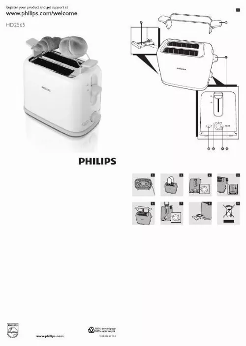 Mode d'emploi PHILIPS HD 2565