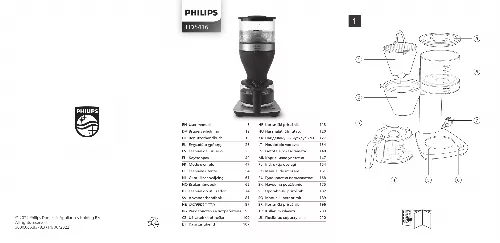 Mode d'emploi PHILIPS HD5416