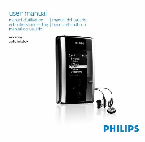 Mode d'emploi PHILIPS HDD120