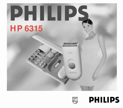 Mode d'emploi PHILIPS HP6315