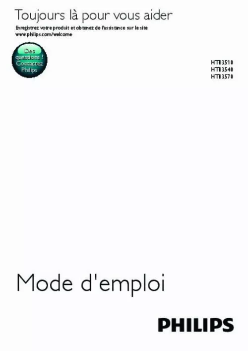 Mode d'emploi PHILIPS HTB3540/12