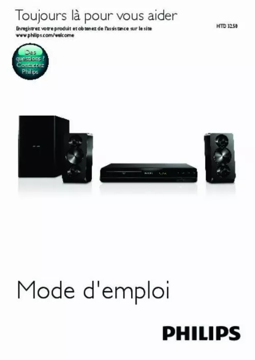 Mode d'emploi PHILIPS HTD3250/12