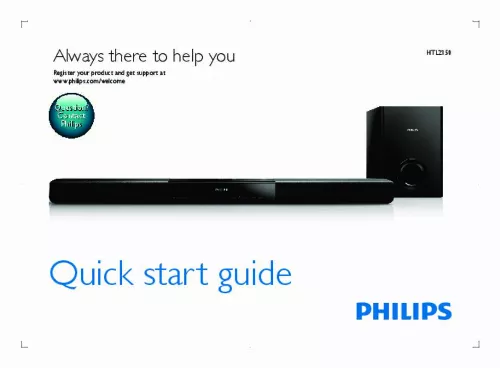 Mode d'emploi PHILIPS HTL2150/12