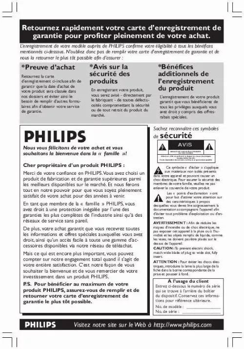 Mode d'emploi PHILIPS HTS3410D-37B