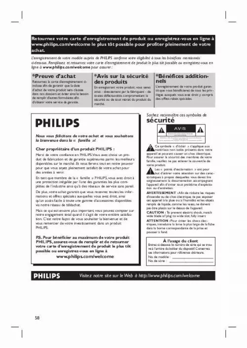 Mode d'emploi PHILIPS HTS6600-37B