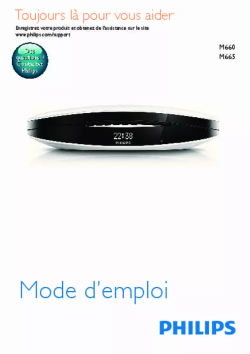 Mode d'emploi PHILIPS LUCEO M6651