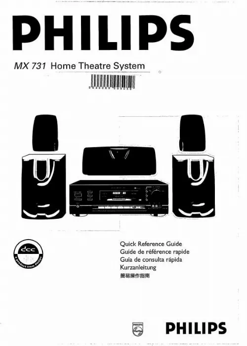 Mode d'emploi PHILIPS MX731