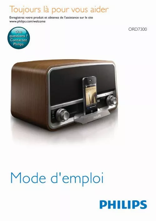 Mode d'emploi PHILIPS ORD 7300