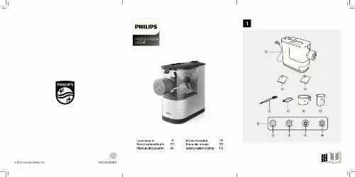 Mode d'emploi PHILIPS PASTAMAKER HR2334/12