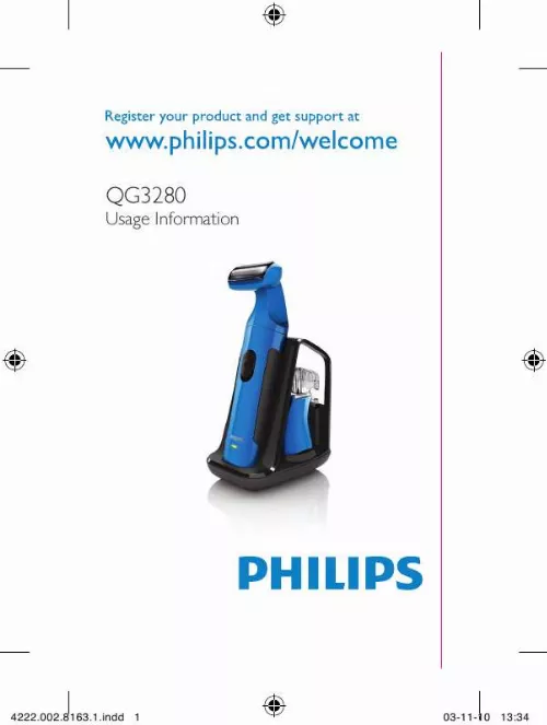 Mode d'emploi PHILIPS QC5375/80