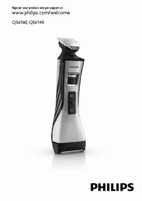 Mode d'emploi PHILIPS QS6140/32 STYLE SHAVER