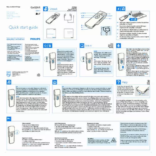 Mode d'emploi PHILIPS SA5MXX04KF/12