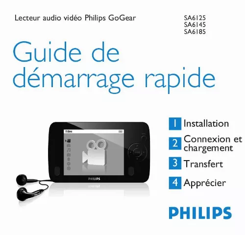 Mode d'emploi PHILIPS SA6186