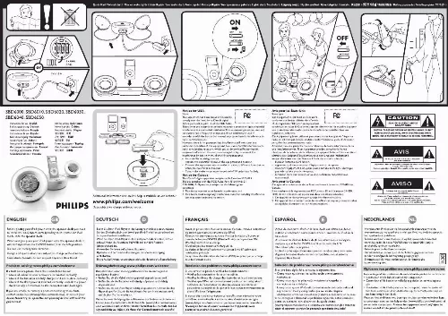 Mode d'emploi PHILIPS SBD6020