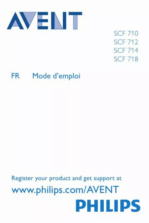 Mode d'emploi PHILIPS SCF-712