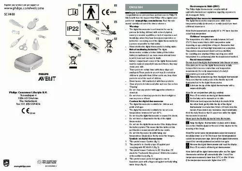 Mode d'emploi PHILIPS SC H400/00