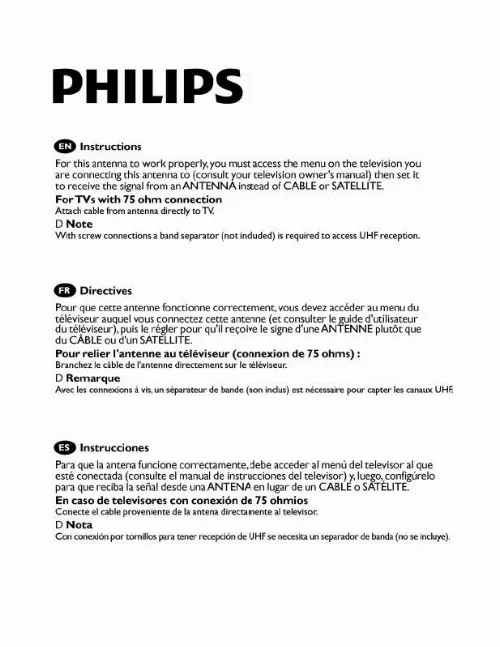 Mode d'emploi PHILIPS SDV2210