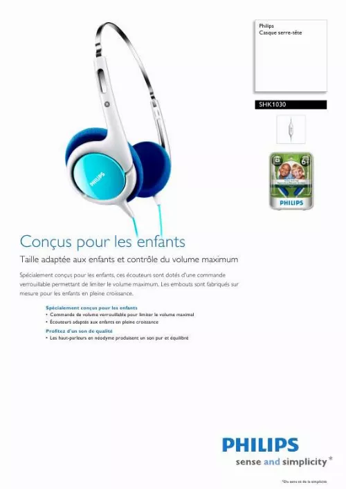 Mode d'emploi PHILIPS SHB9100/00