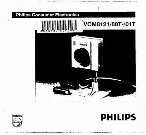 Mode d'emploi PHILIPS VCM8121/01T