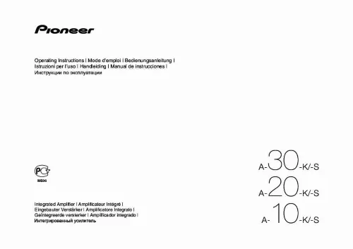 Mode d'emploi PIONEER A-20-S
