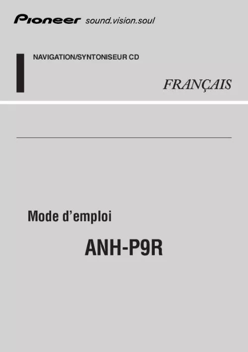 Mode d'emploi PIONEER ANH-P9R