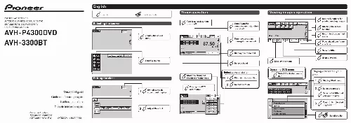 Mode d'emploi PIONEER AVH-3300BT