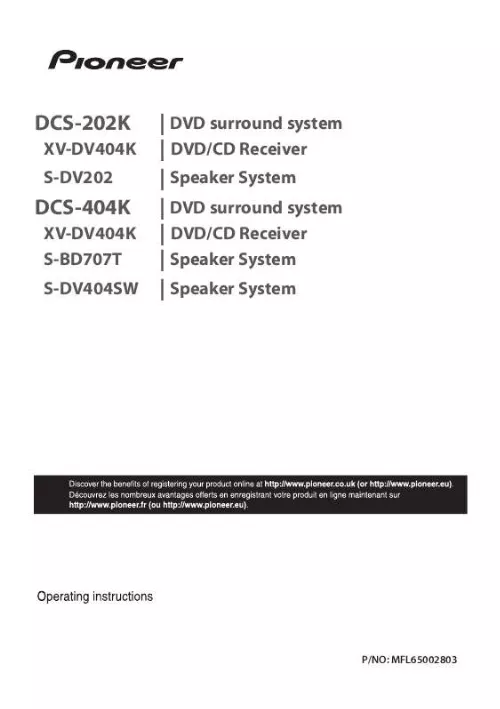 Mode d'emploi PIONEER DCS-202K