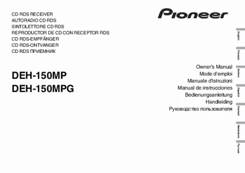 Mode d'emploi PIONEER DEH-150MP