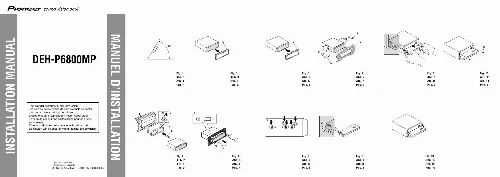 Mode d'emploi PIONEER DEH-P6800MP