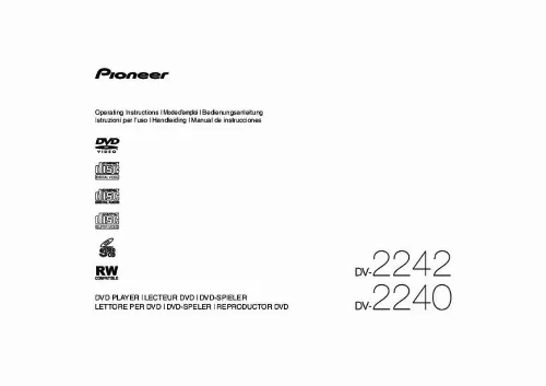 Mode d'emploi PIONEER DV-2240