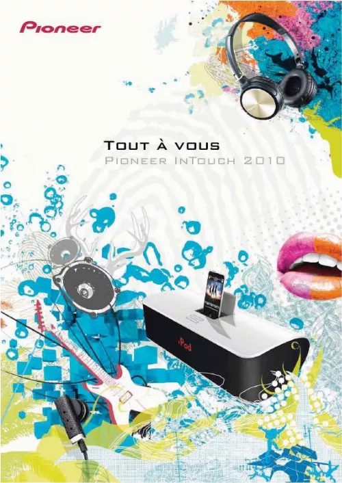 Mode d'emploi PIONEER SE-CE10-XK