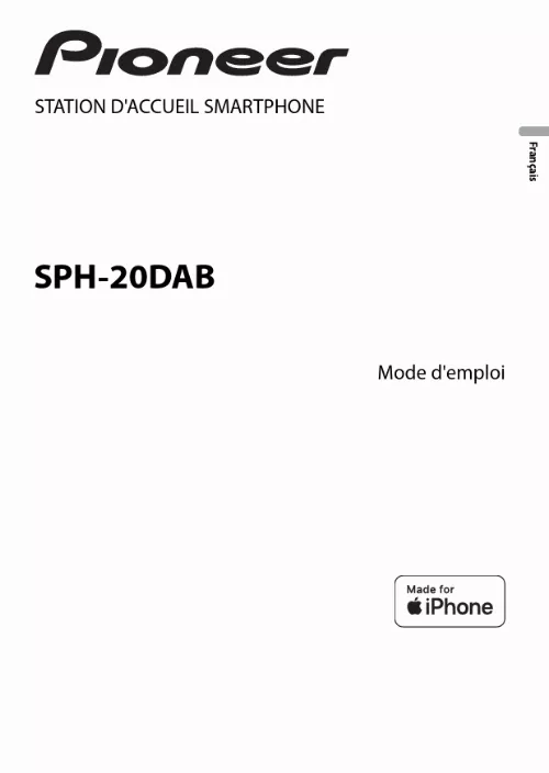 Mode d'emploi PIONEER SPH-20DAB