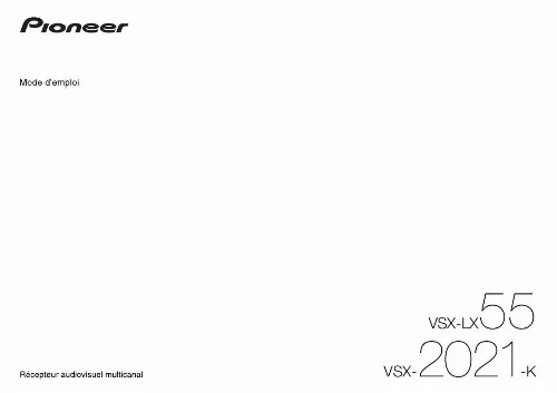 Mode d'emploi PIONEER VSX-LX55