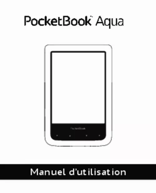 Mode d'emploi POCKETBOOK AQUA 2