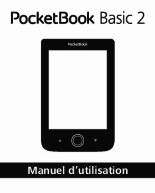 Mode d'emploi POCKETBOOK BASIC 2