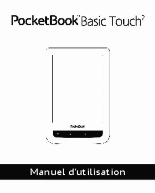 Mode d'emploi POCKETBOOK BASIC TOUCH 2