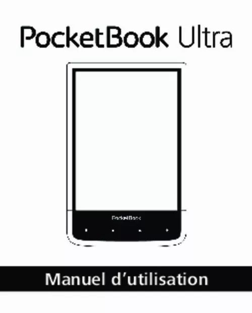 Mode d'emploi POCKETBOOK ULTRA E INK 6