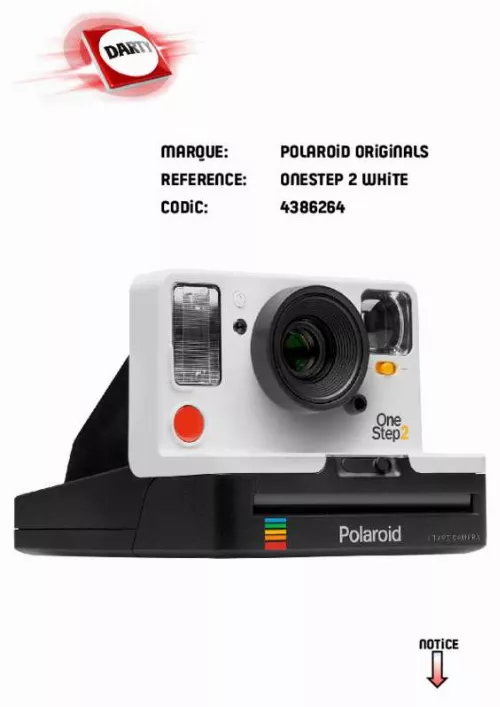 Mode d'emploi POLAROID ONESTEP