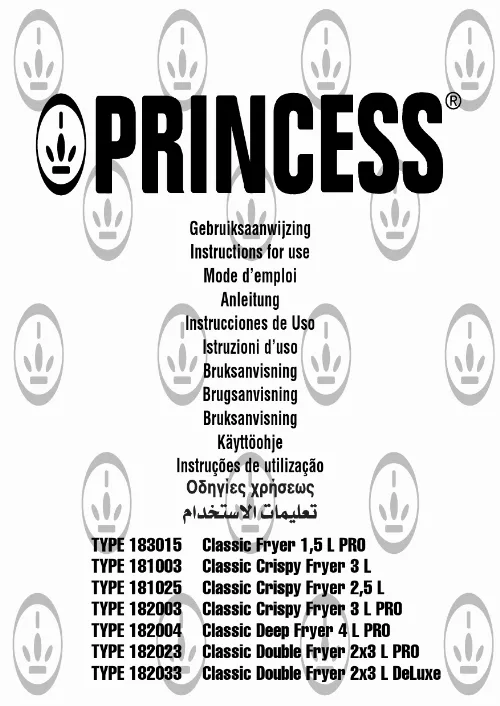 Mode d'emploi PRINCESS 182004