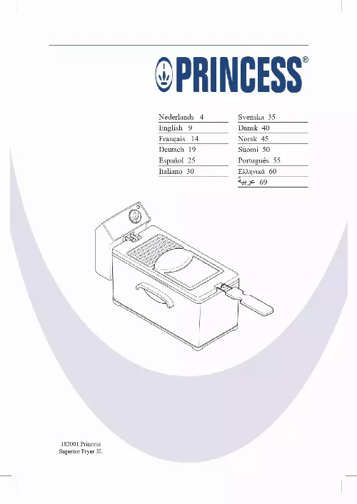 Mode d'emploi PRINCESS 183001