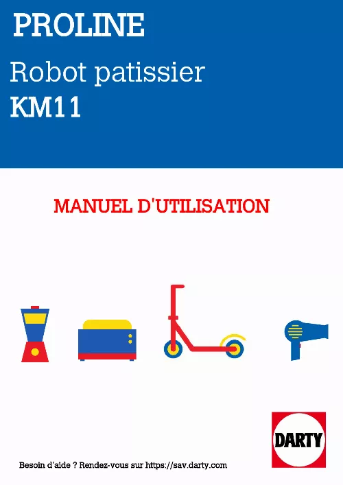 Mode d'emploi PROLINE KM12