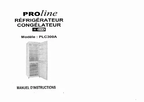 Mode d'emploi PROLINE PLC300A